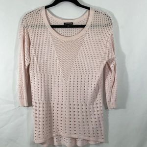Express pink sweater blouse